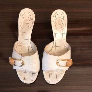 Chanel slip on heels